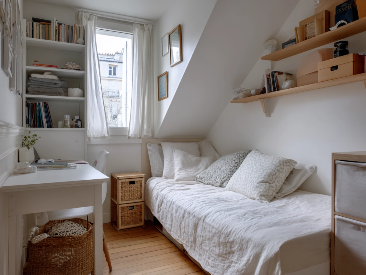 Chambre calme lumineuse en colocation – Paris 11