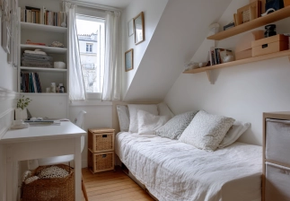 Chambre calme lumineuse en colocation – Paris 11