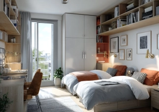 Lit à louer en chambre partagée | Paris 18e