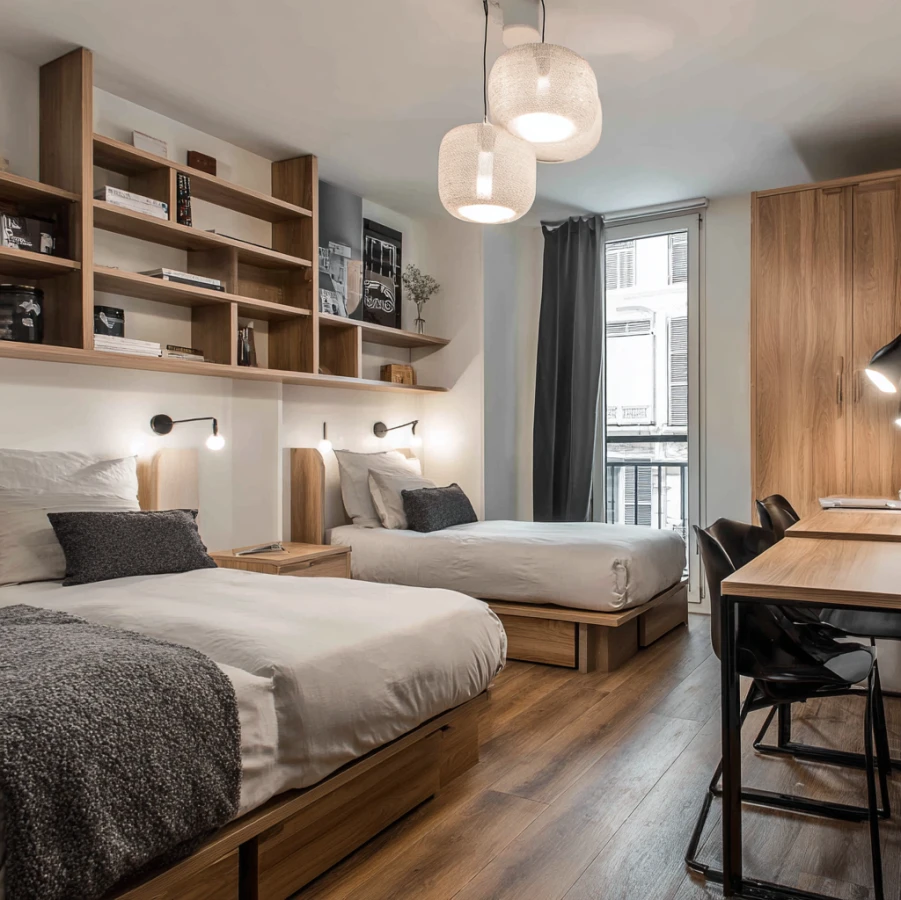 Lit à louer en chambre partagée | Paris 19e