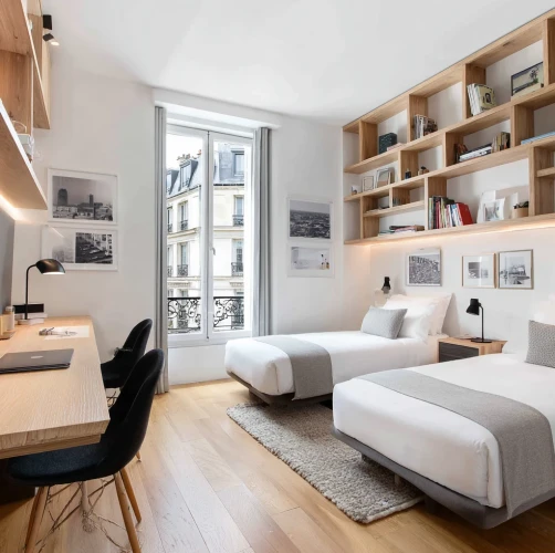 Lit à louer en chambre partagée à Paris 1