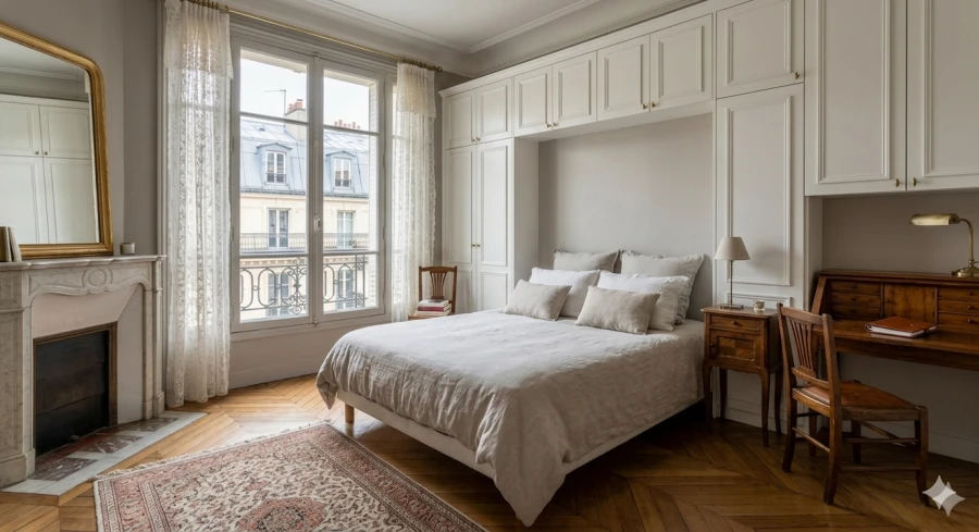 Room in a shared apartment in Paris 16th arrondissement, Mozart