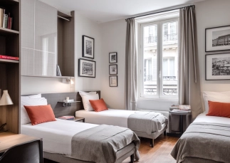 Lit à louer en chambre partagée – Paris 14e