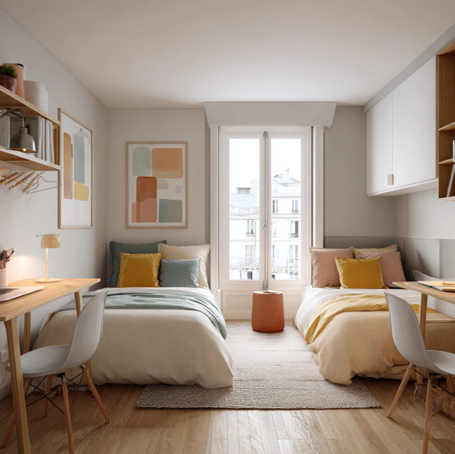 Lit à louer en chambre partagée | Paris 17e 
