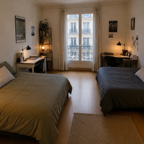 Bed for rent in a shared room – Paris 9th arrondissement