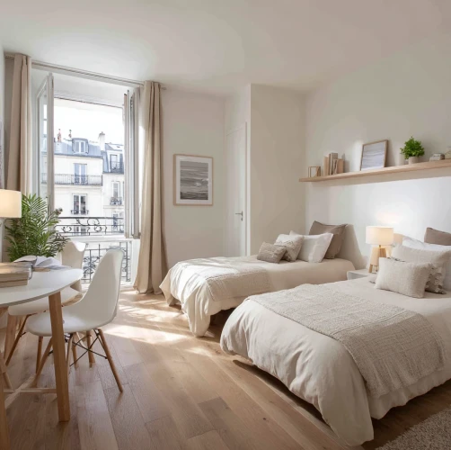 Lit en chambre partagée | Paris 2e Montorgueil