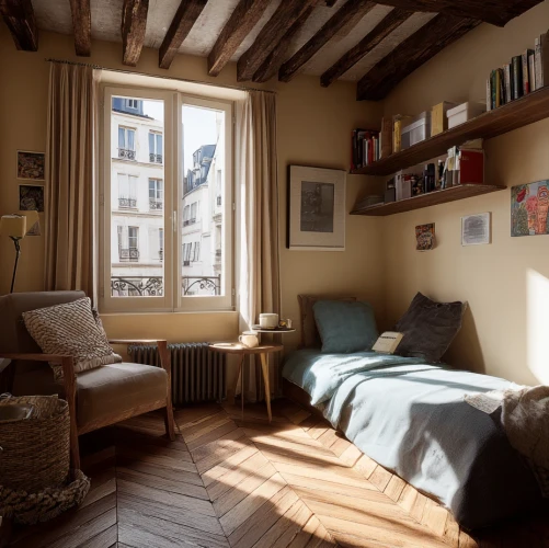 Room for service in Paris 19th arrondissement