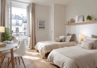 Lit à louer en chambre partagée | Paris 8e