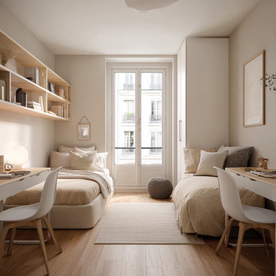 Lit à louer en chambre partagée | Paris 3e
