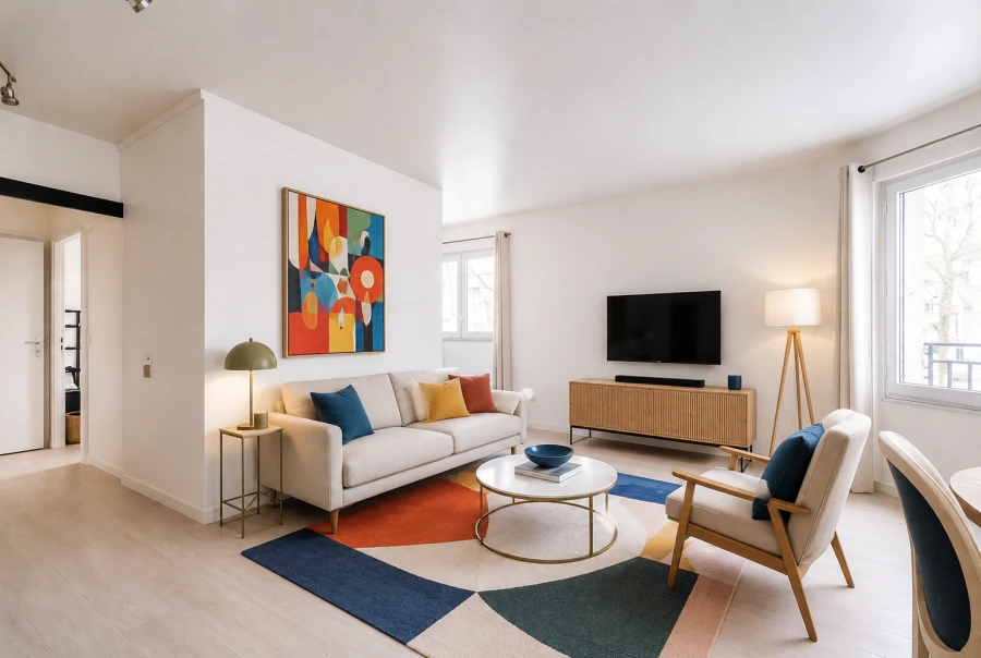 Chambre contre service | Paris 17e Batignolles