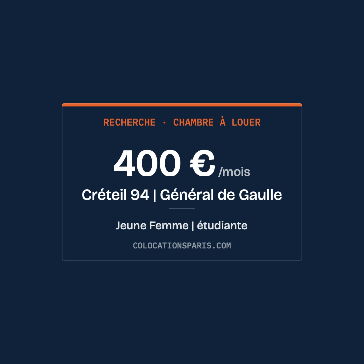 Demande de location 