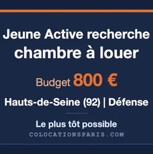 Je recherche une colocation