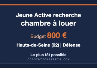 Je recherche une colocation