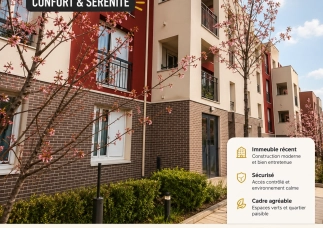Deux chambres meublées en colocation à Cergy