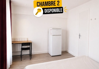 Deux chambres meublées en colocation à Cergy