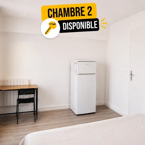 Two furnished rooms for shared accommodation in Cergy