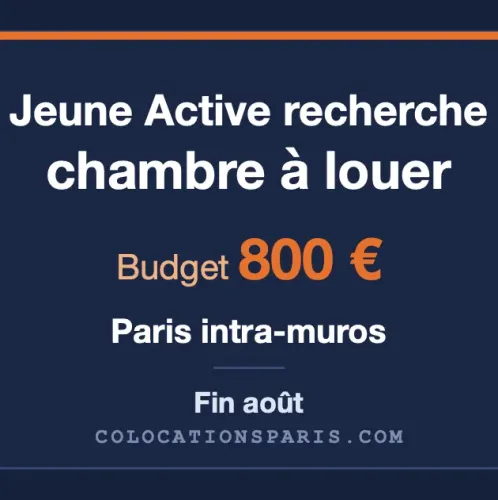 Je cherche une colocation
