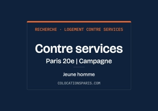 hébergement contre service
