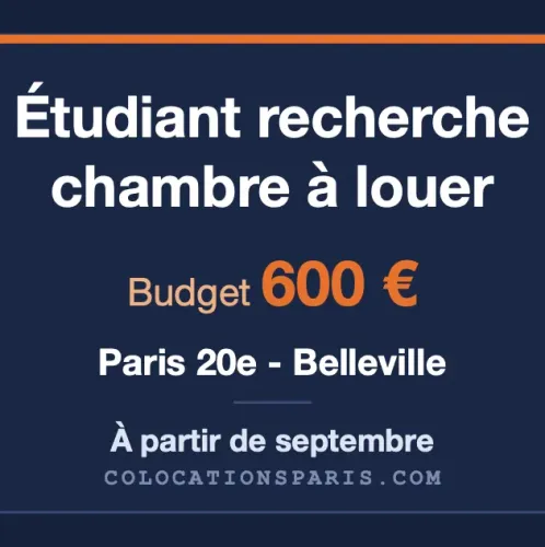Étudiant en Master, futur stagiaire à Paris, série