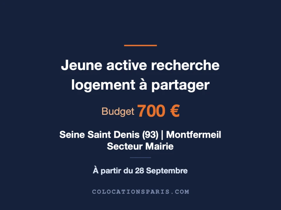 Cherche logement à partager, colocation flexible 