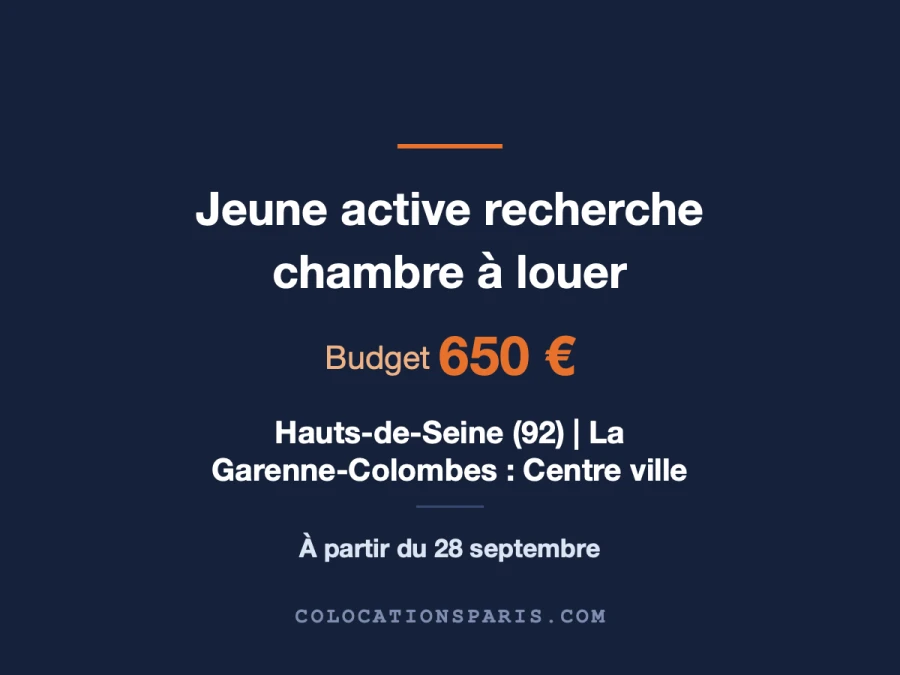 Recherche de Colocation 
