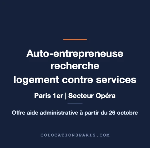 Divers services contre logement 